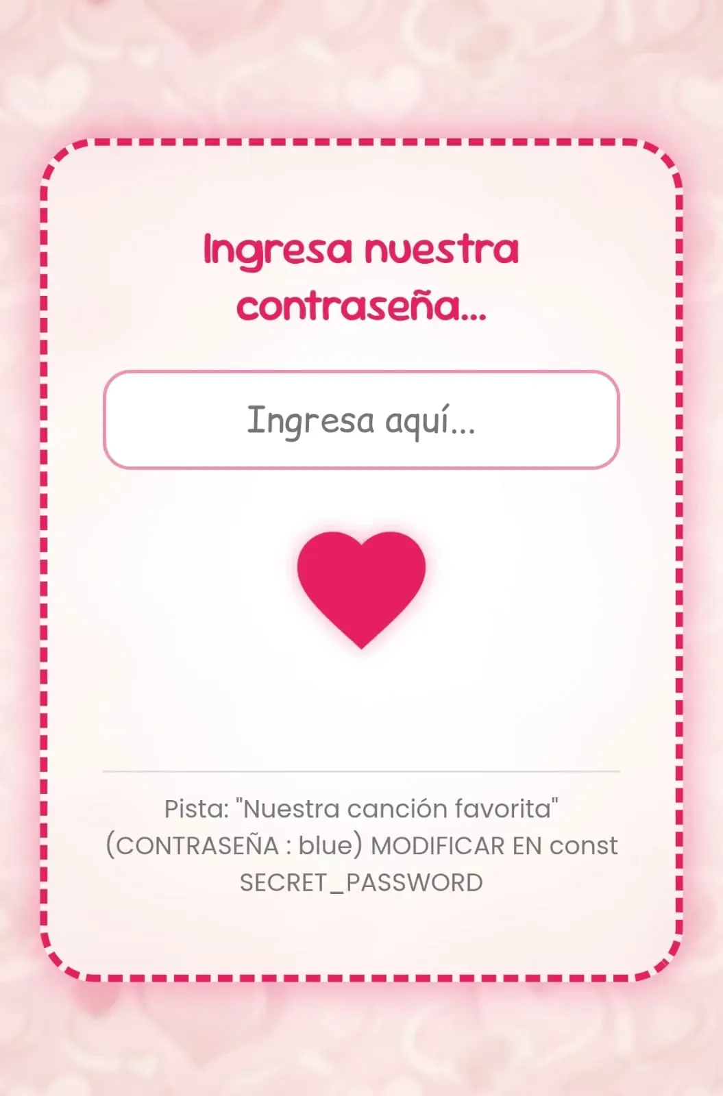 Vista previa del código 💕❤️Recuerdos de San Valentín❤️💕