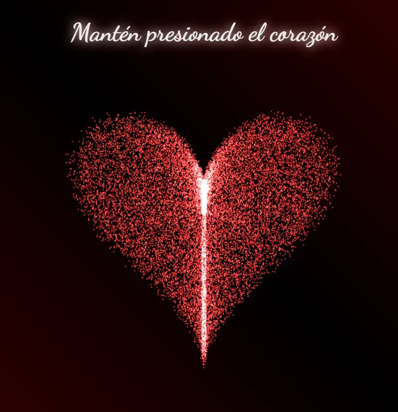 Vista previa del código 💕Corazon de Particulas💕