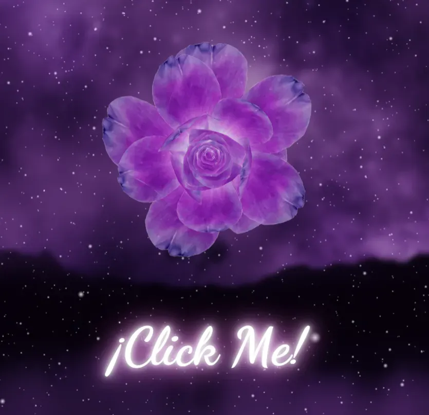 Vista previa del código 💜🪻Flores Moradas 3D🪻💜